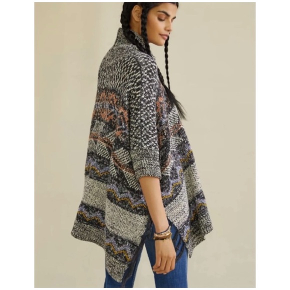 Anthropologie Pilcro Magda Knit Poncho M/L - Picture 2 of 15
